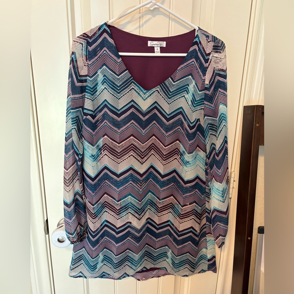 Patterned Boutique Shift Dress